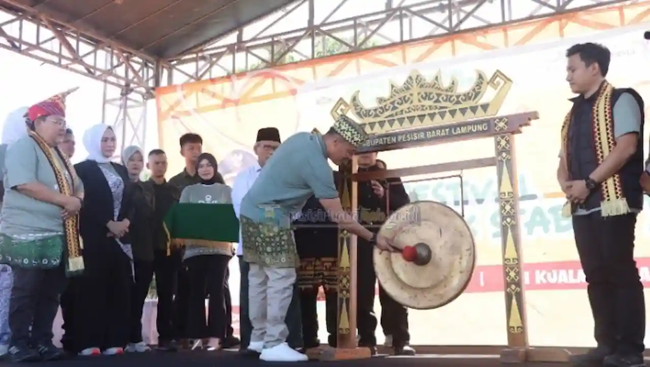 Festival Teluk Stabas VI Resmi Dibuka, Pesisir Barat Bidik Destinasi Wisata Berkelas Dunia