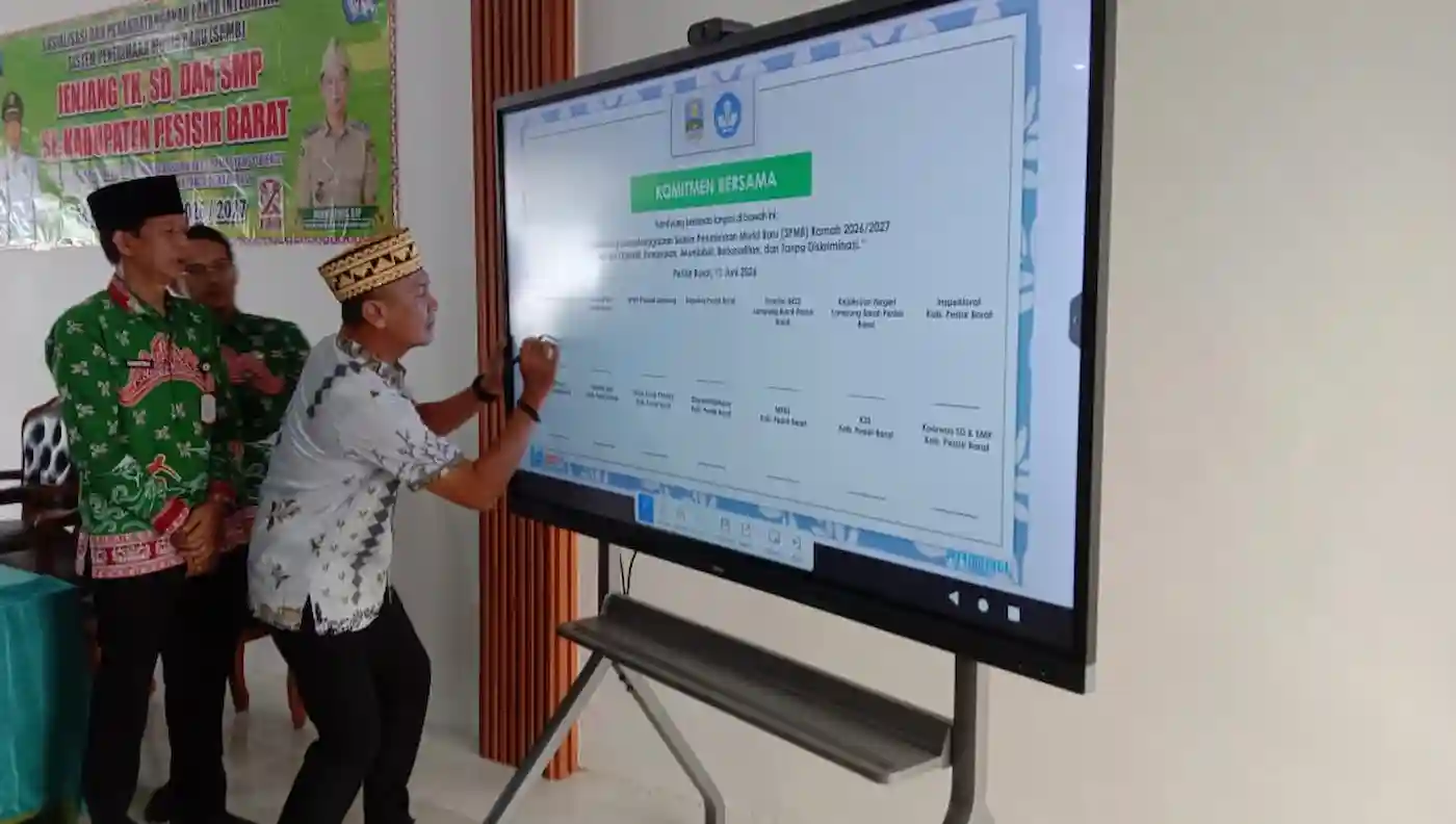 SPMB Pesbar 2026/2027 Dideklarasikan, Seluruh Sekolah Teken Pakta Integritas