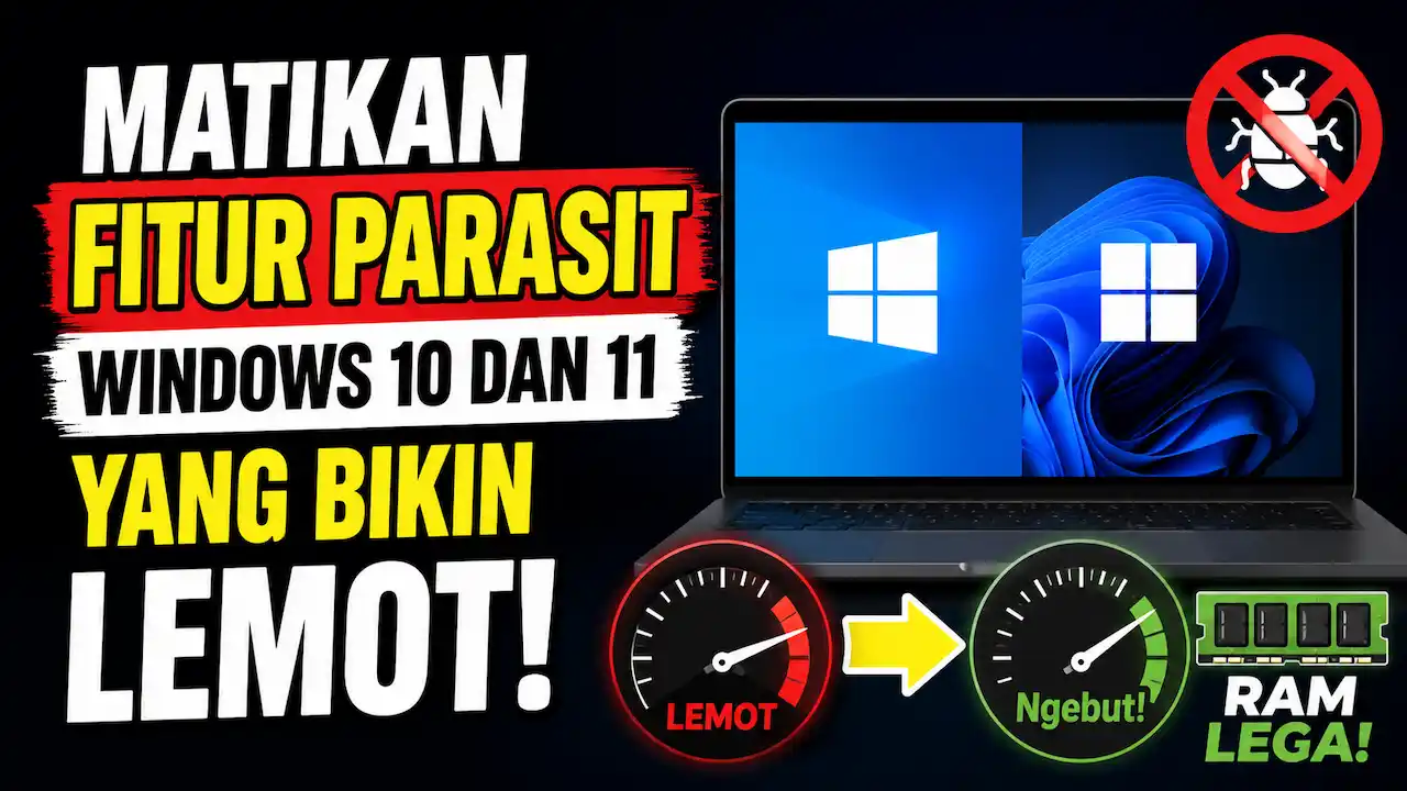 PC Lemot Parah? Matikan Fitur Parasit Windows 10 dan 11 Ini Biar RAM Lega!
