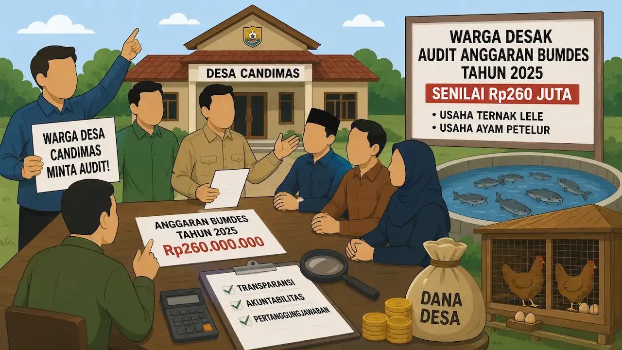 Warga Candimas Desak Audit Dana BUMDes Rp260 Juta, Pertanyakan Realisasi Program Ternak