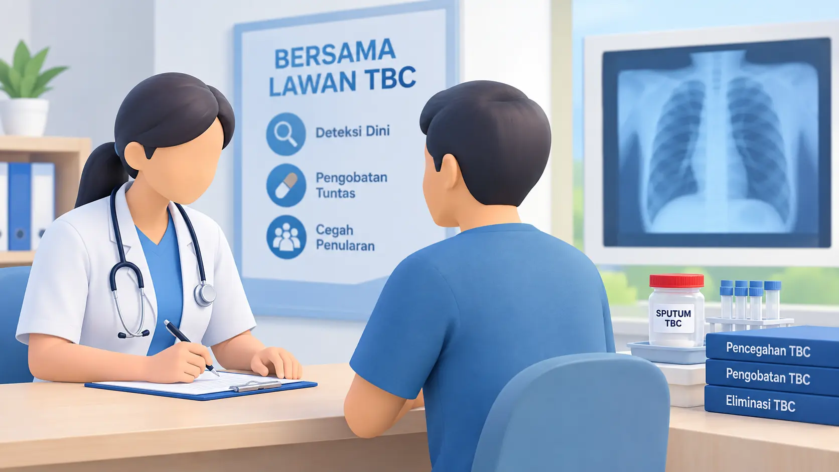 Temukan 168 Kasus TBC, Dinkes Pesbar Perkuat Skrining dan Investigasi Kontak