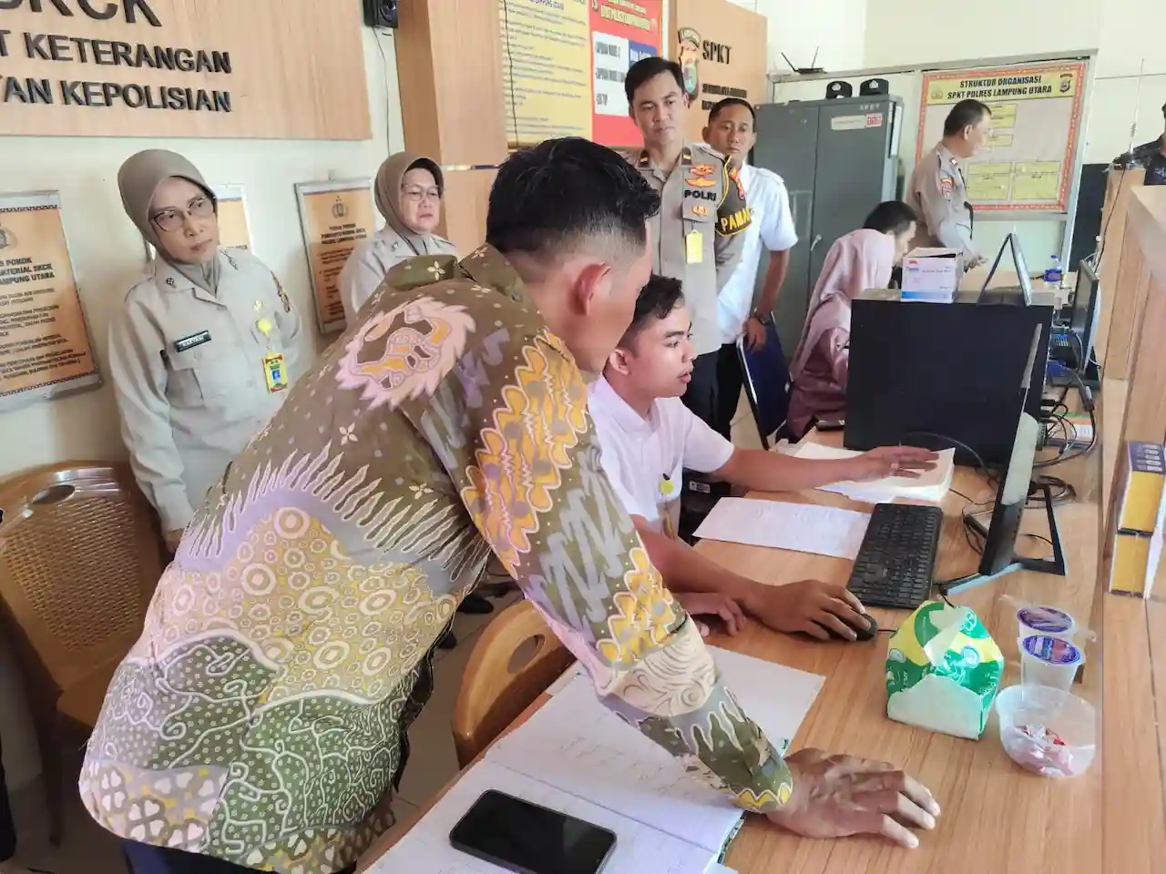 Ombudsman RI Nilai Pelayanan Publik Polres Lampung Utara, SPKT hingga SKCK Diperiksa