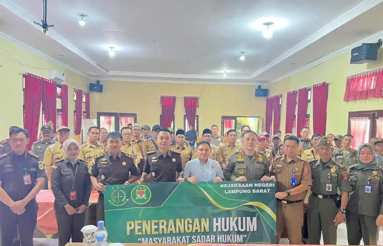 Kejari Lampung Barat Gandeng Satpol PP, Satlinmas Didorong Jadi Garda Deteksi Dini