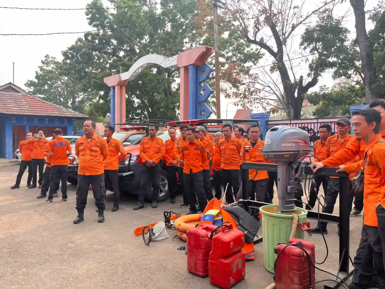 BPBD Lampung Utara Siapkan Personel dan Perahu Hadapi Ancaman Banjir