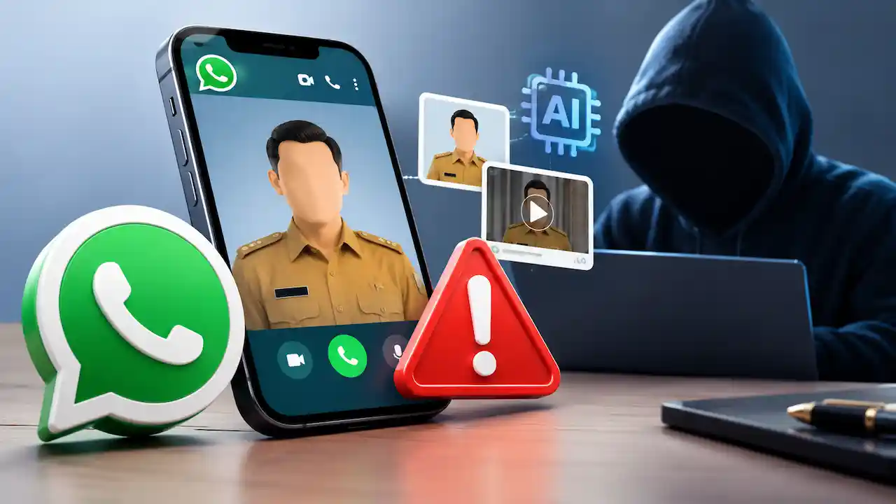 Waspada Penipuan WhatsApp Catut Nama Kadis Sosial Lampung Barat, Video Diduga Rekayasa AI