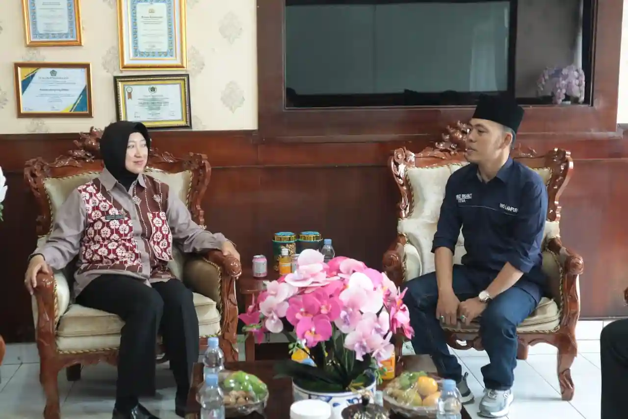 Audiensi dengan IWO Lampung Utara, Kapolres Ajak Media Tangkal Hoaks