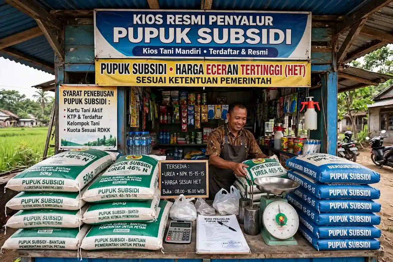 Kios Pupuk Bersubsidi Minta Pengawasan Tak Ganggu Pelayanan Petani