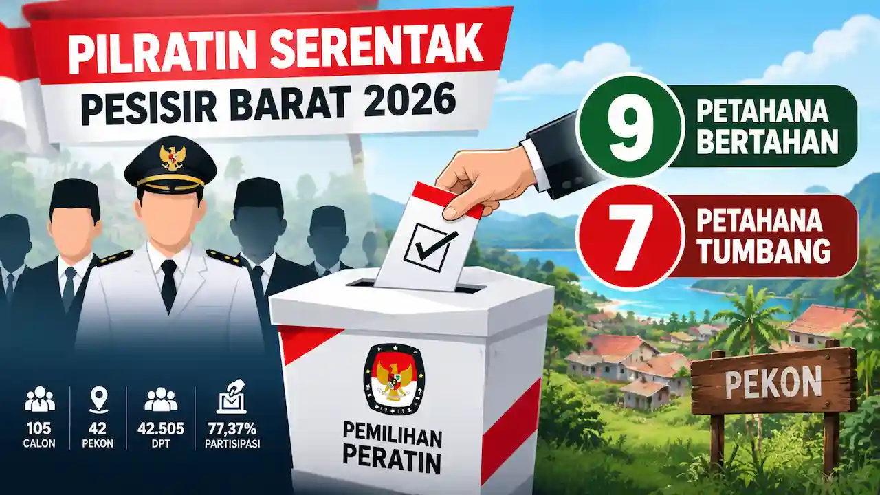 9 Petahana Bertahan, 7 Tumbang dalam Pilratin Serentak Pesbar 2026