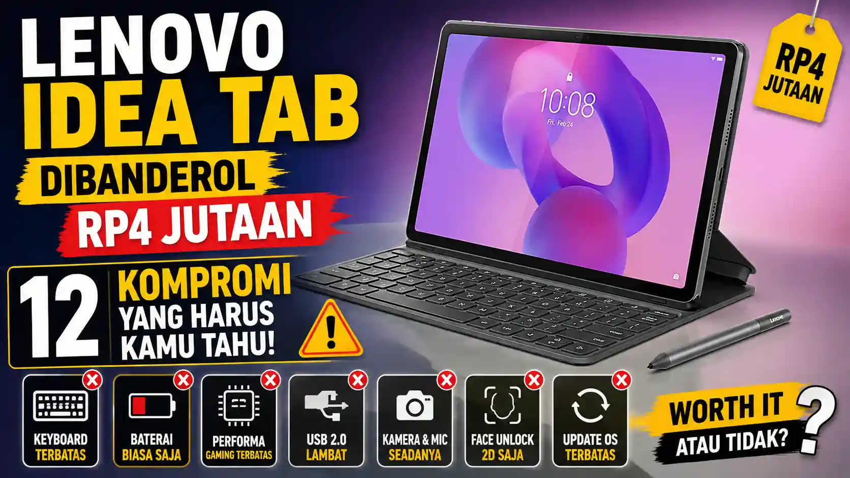12 Masalah Lenovo Idea Tab yang Wajib Diketahui Sebelum Membeli