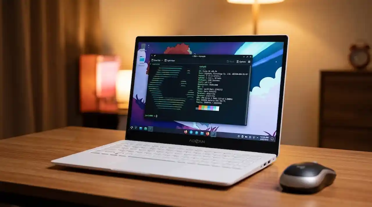 Install Linux di Laptop ODM Advan Soulmate X: Gimana Performanya?
