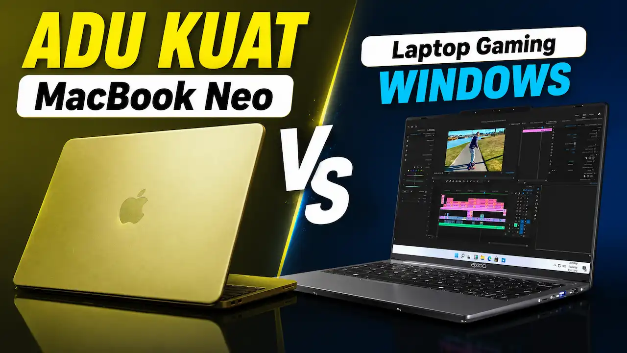 MacBook Neo vs Laptop Gaming Windows, Mana Lebih Layak Dibeli?