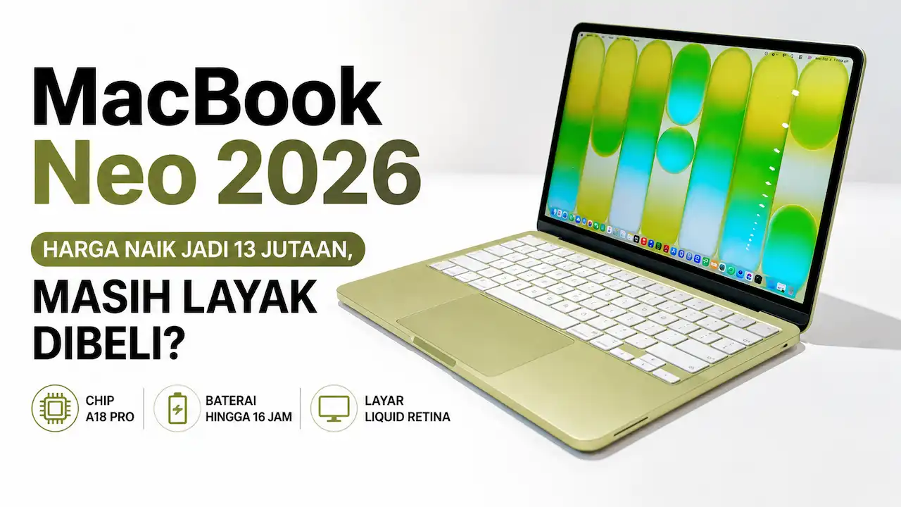 Harga MacBook Neo Naik Rp13 Jutaan, Masih Layak Dibeli pada 2026?