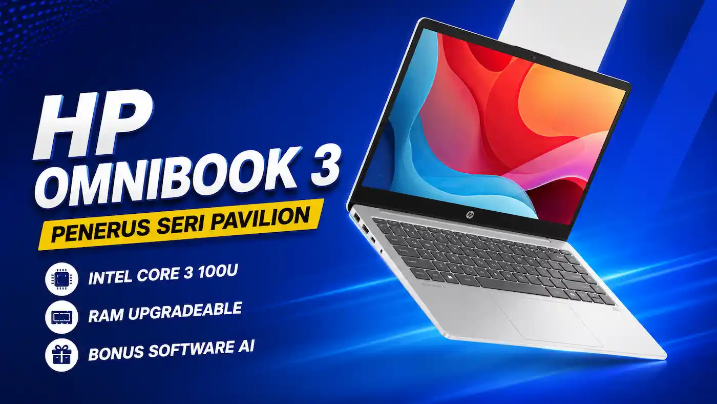 HP Omnibook 3 Jadi Penerus Pavilion, Tampil Mewah dengan Harga Terjangkau