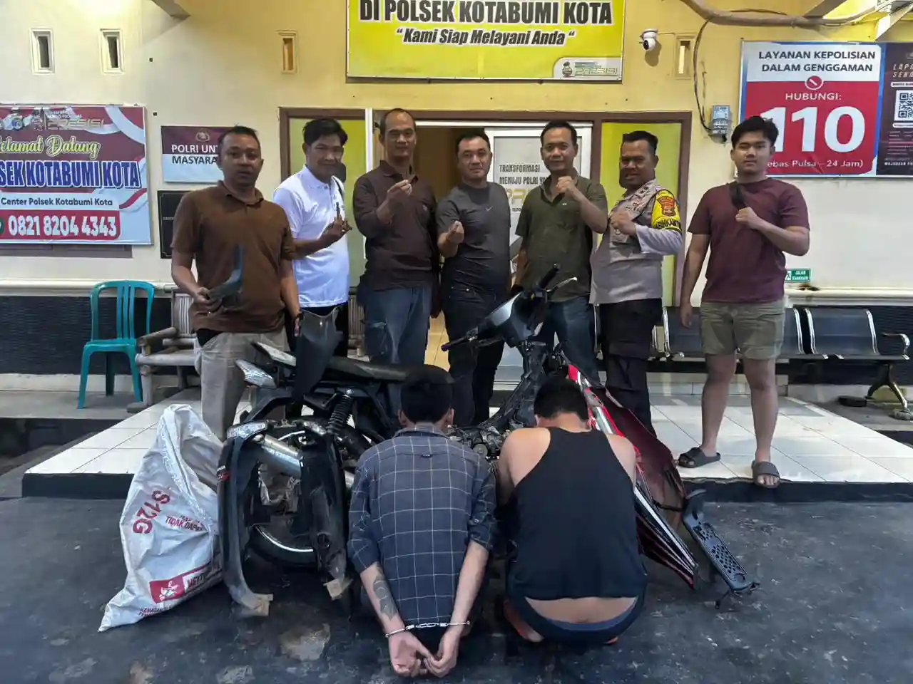 Curi Motor di Halaman Masjid, Dua Pelaku Diamankan Polisi