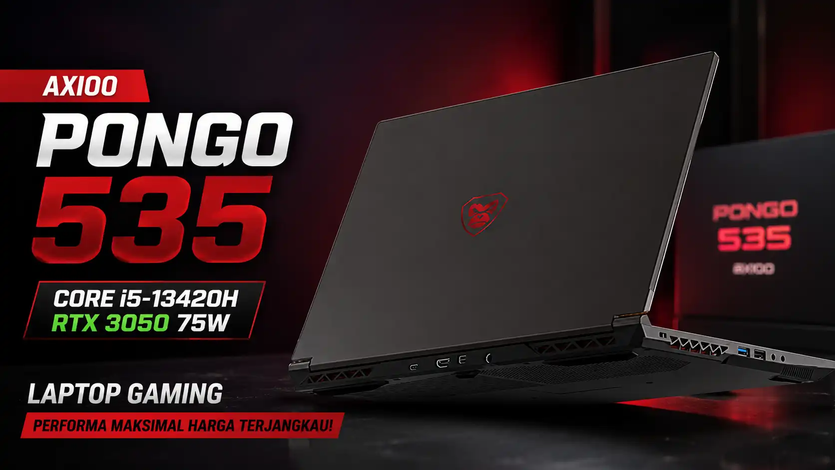 Axioo Pongo 535 Rp15 Jutaan, Performa Gaming Kencang dengan Garansi 3 Tahun