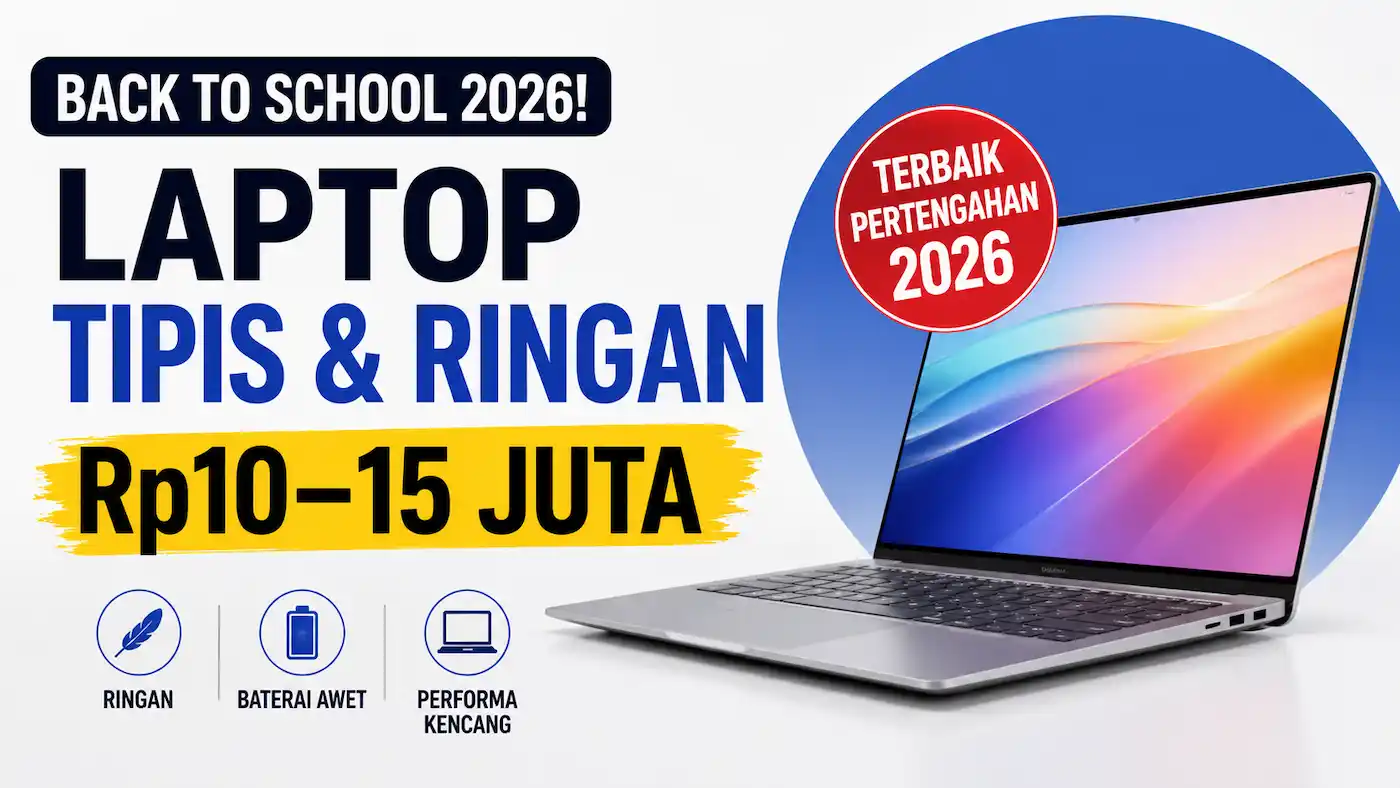 Back to School! Laptop Ringan dengan RAM 32 GB Mulai Rp10 Jutaan 2026