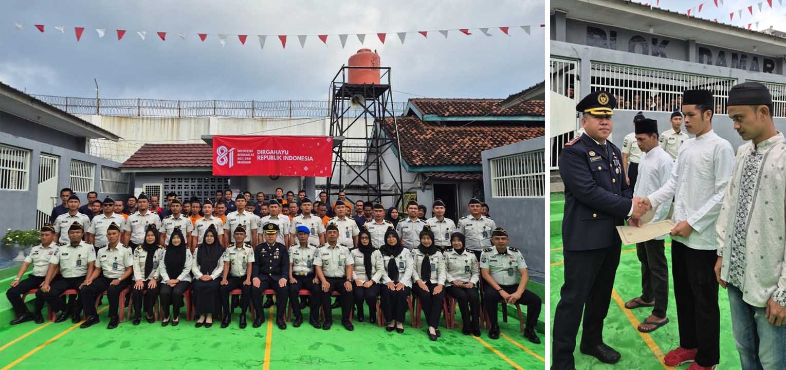 HUT ke-81 RI, 84 Warga Binaan Rutan Krui Dapat Remisi