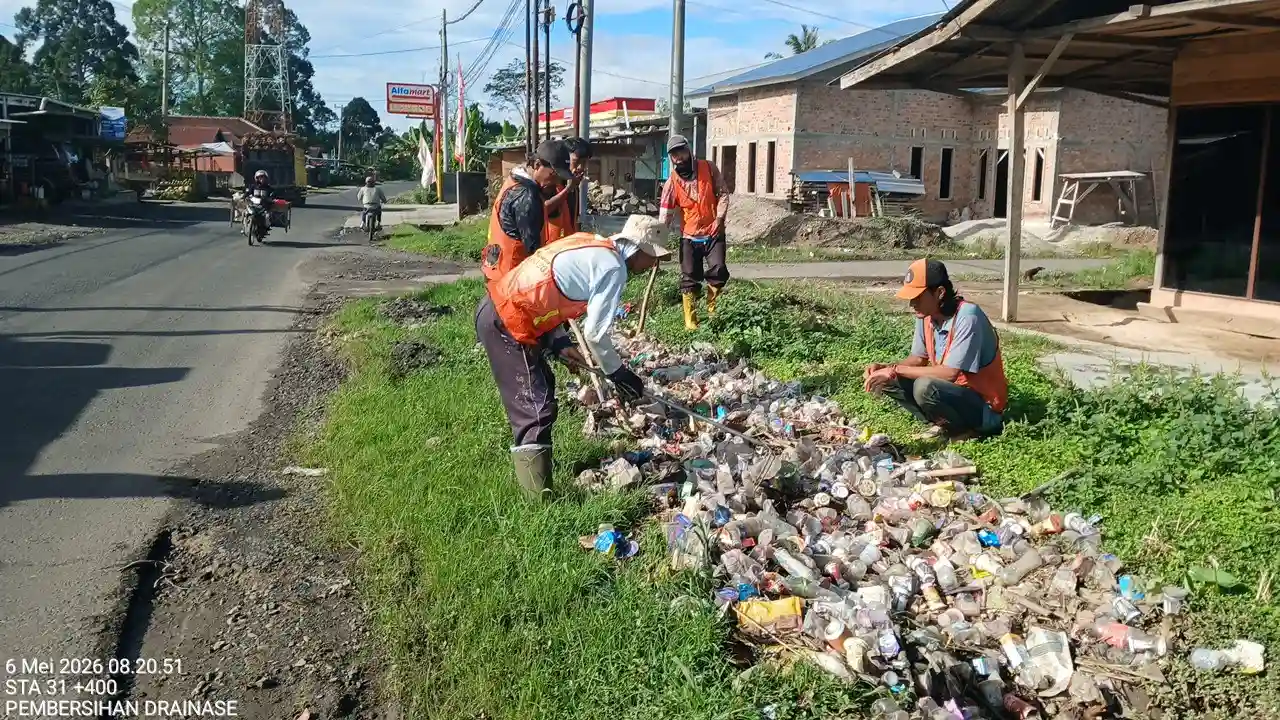 Banjir Berulang di Pekon Canggu, Warga Soroti Kebiasaan Buang Sampah Sembarangan