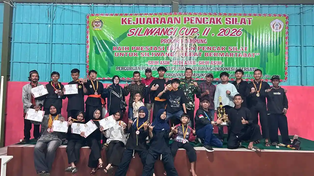 Atlet Muda Simpangsari Juara I Pencak Silat Siliwangi Cup II Tingkat Provinsi Lampung
